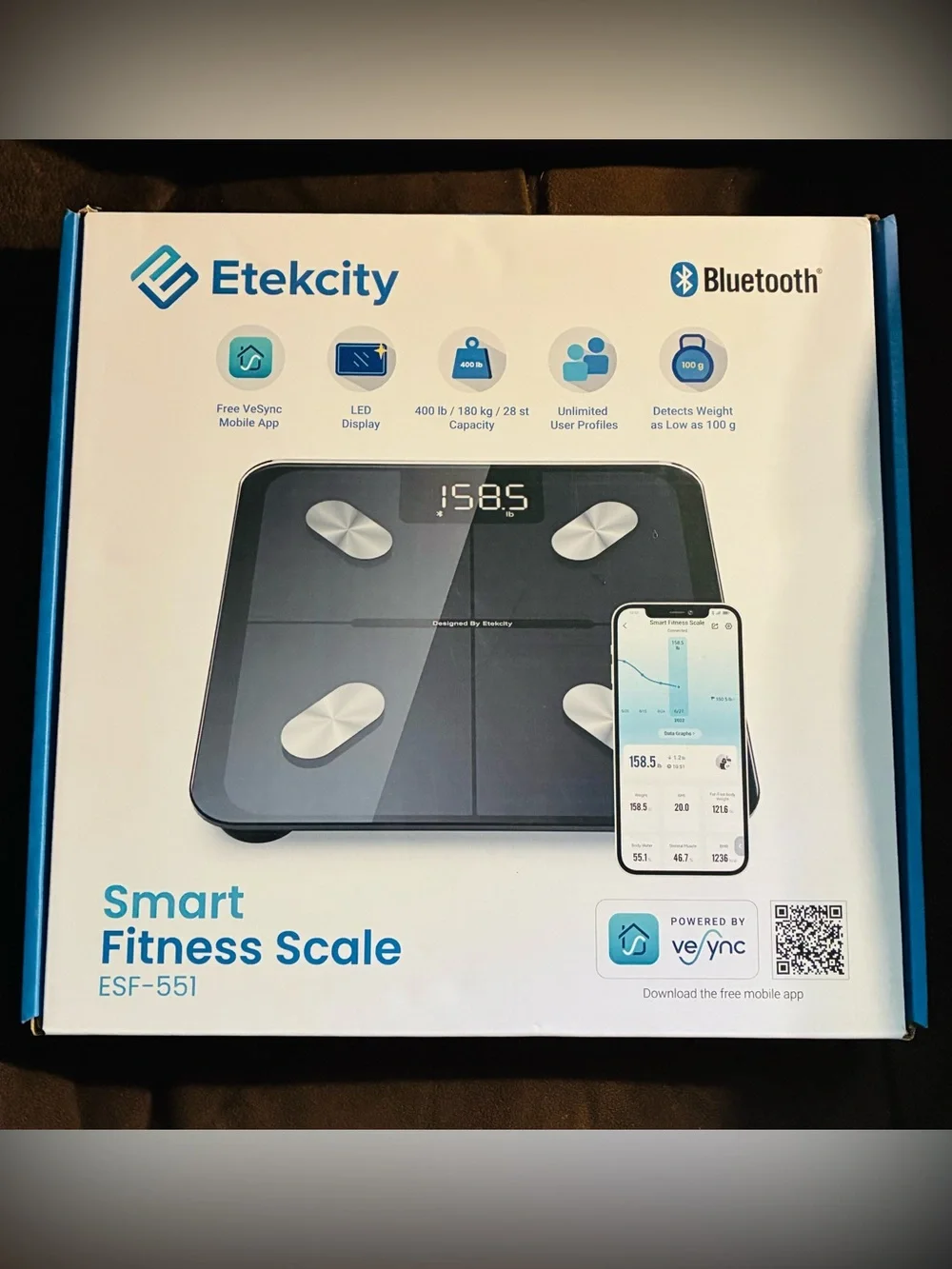 Smart Fitness Scale NIB- Bluetooth